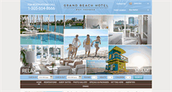 Desktop Screenshot of grandbeachhotelbayharbor.com
